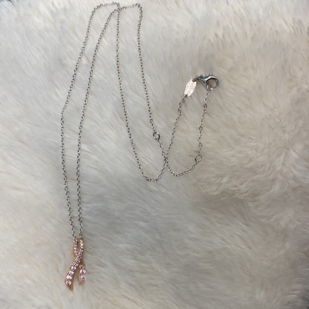 Cancer Awareness Ribbon Pendant - Picture 3 of 6